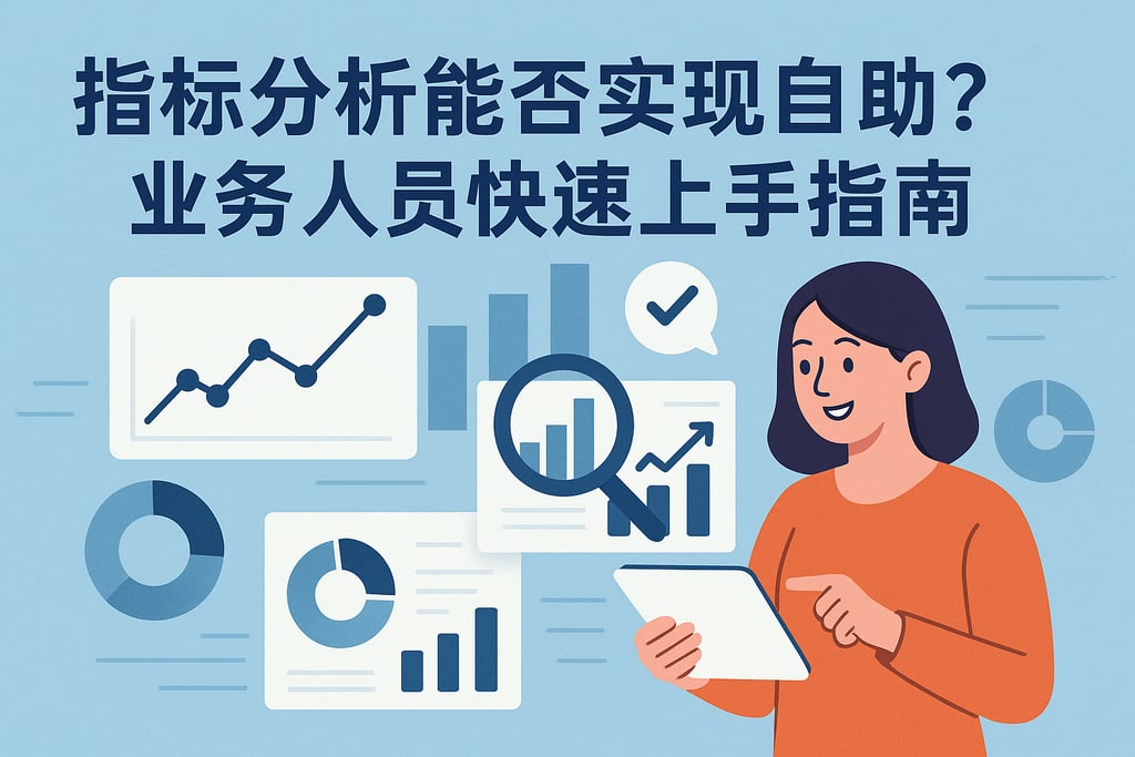 指标分析能否实现自助？业务人员快速上手指南
