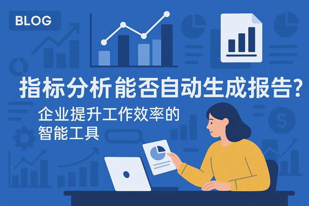 指标分析能否自动生成报告？企业提升工作效率的智能工具