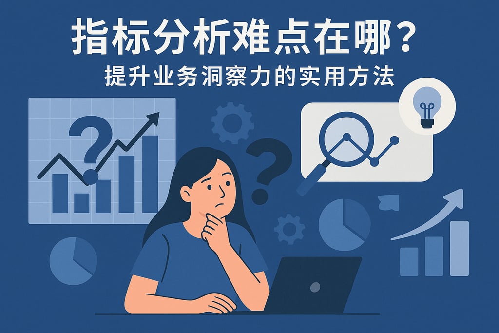 指标分析难点在哪？提升业务洞察力的实用方法