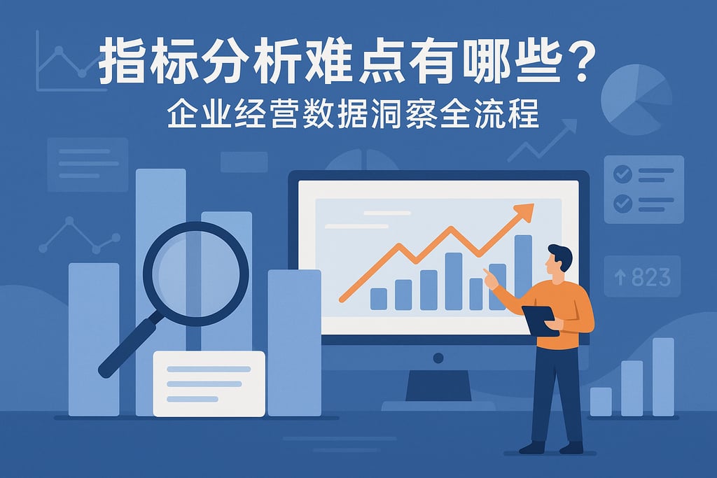 指标分析难点有哪些？企业经营数据洞察全流程