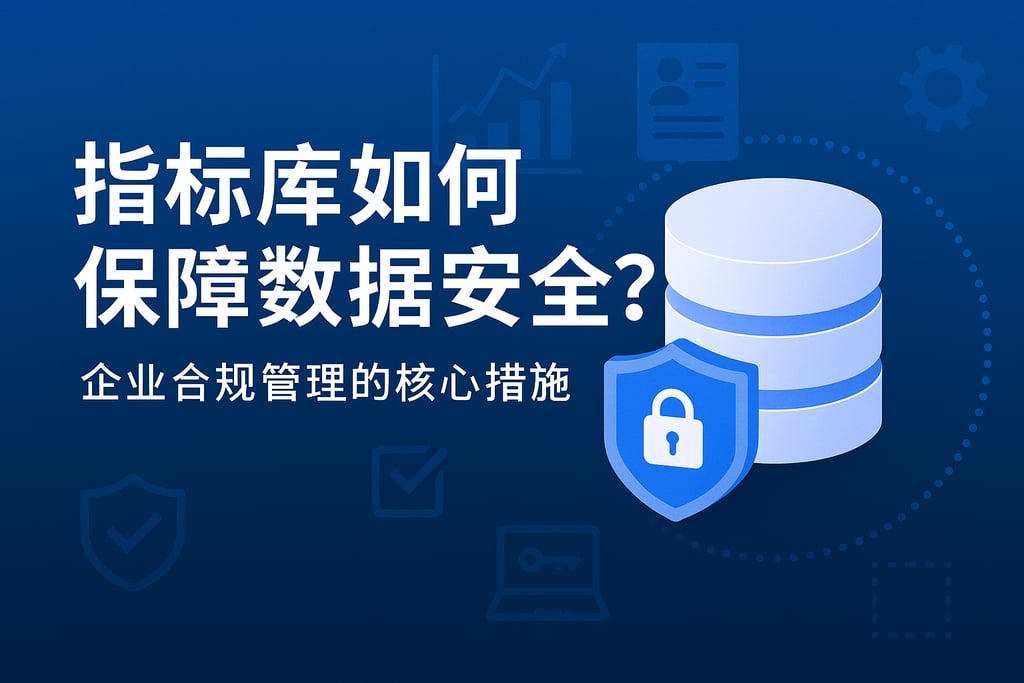 指标库如何保障数据安全？企业合规管理的核心措施