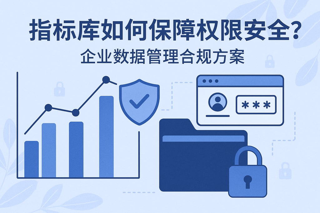 指标库如何保障权限安全？企业数据管理合规方案