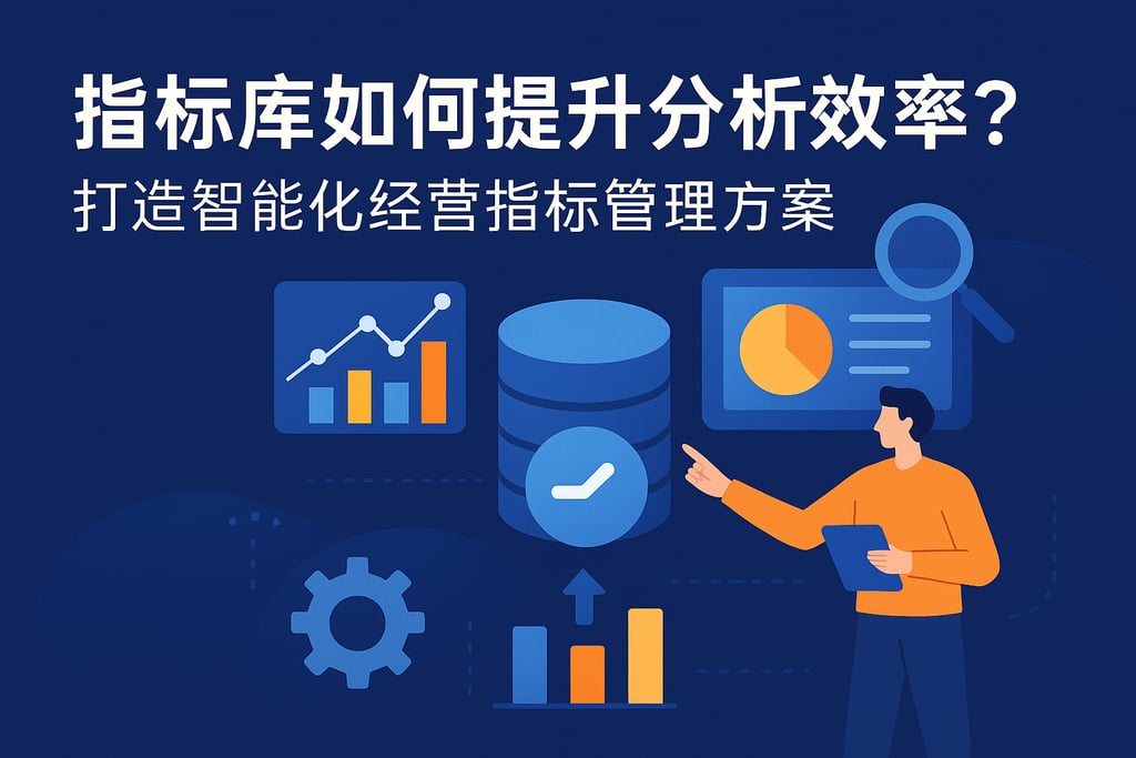 指标库如何提升分析效率？打造智能化经营指标管理方案