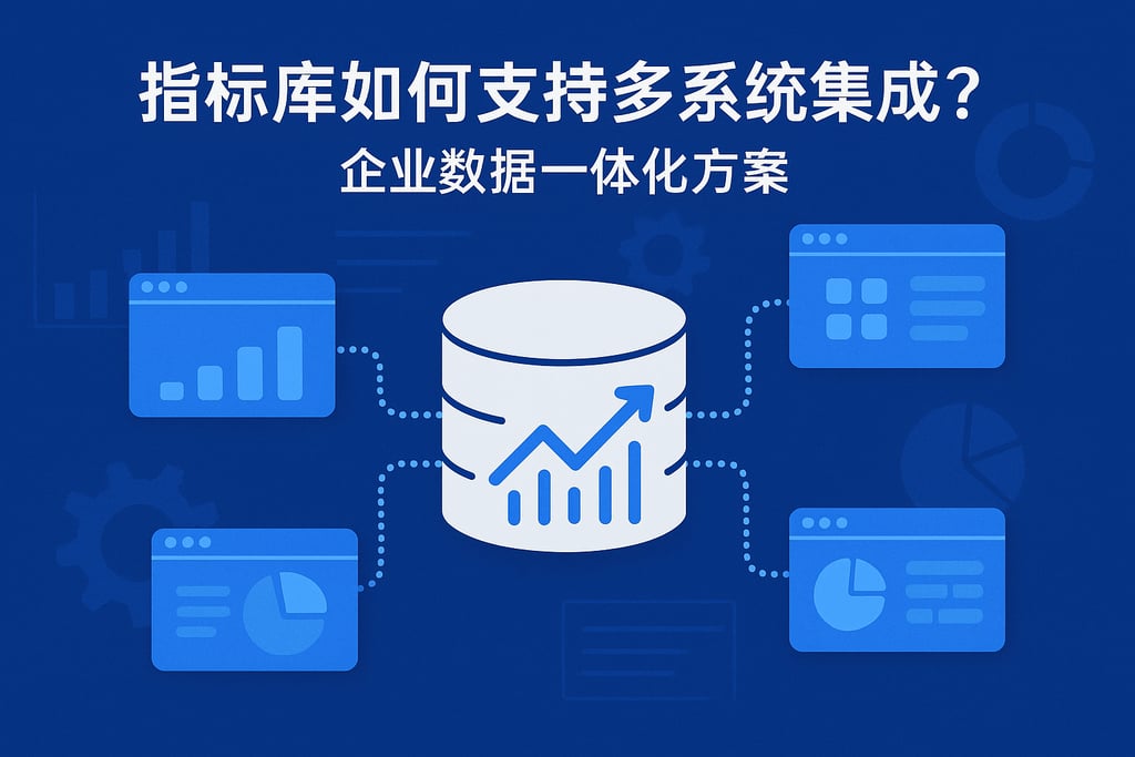 指标库如何支持多系统集成？企业数据一体化方案