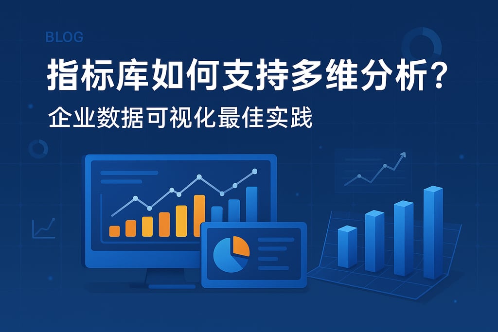 指标库如何支持多维分析？企业数据可视化最佳实践
