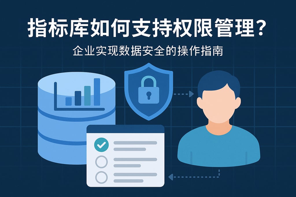 指标库如何支持权限管理？企业实现数据安全的操作指南