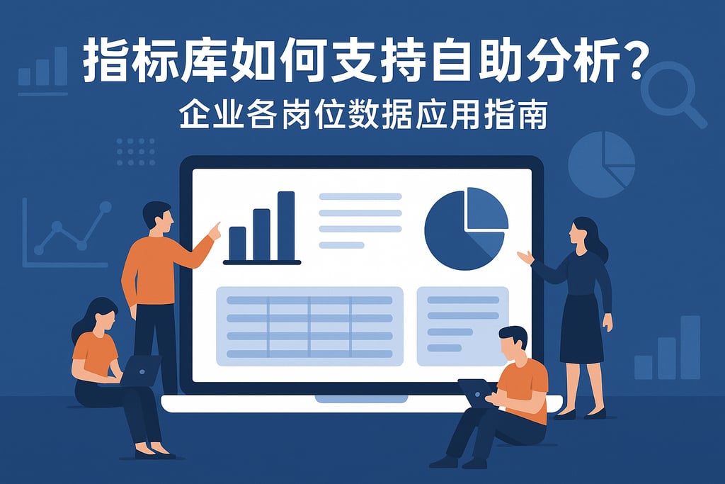 指标库如何支持自助分析？企业各岗位数据应用指南
