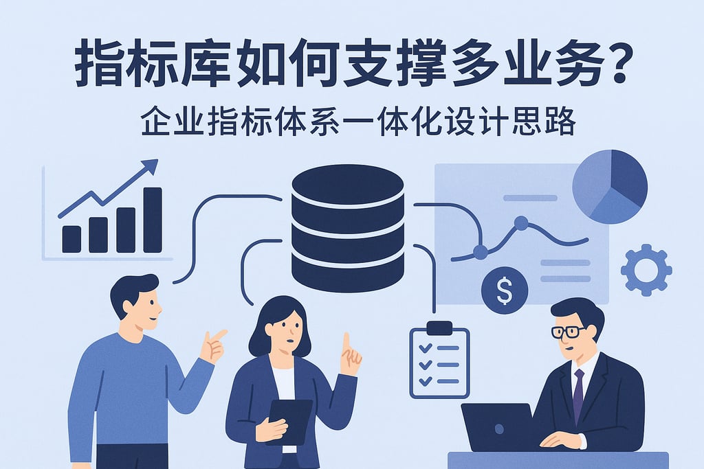 指标库如何支撑多业务？企业指标体系一体化设计思路