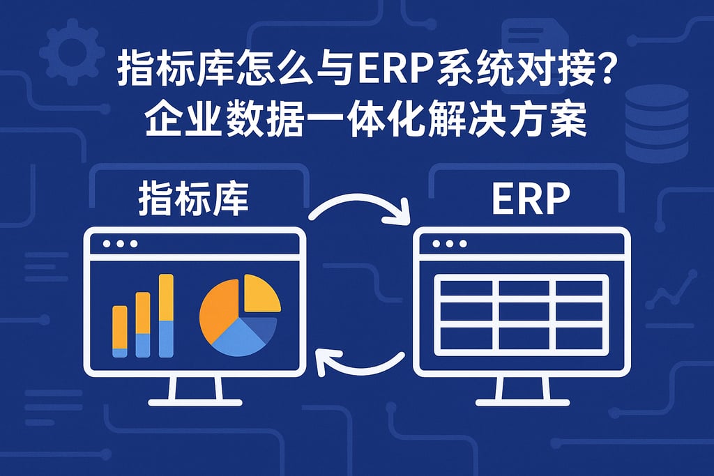 指标库怎么与ERP系统对接？企业数据一体化解决方案