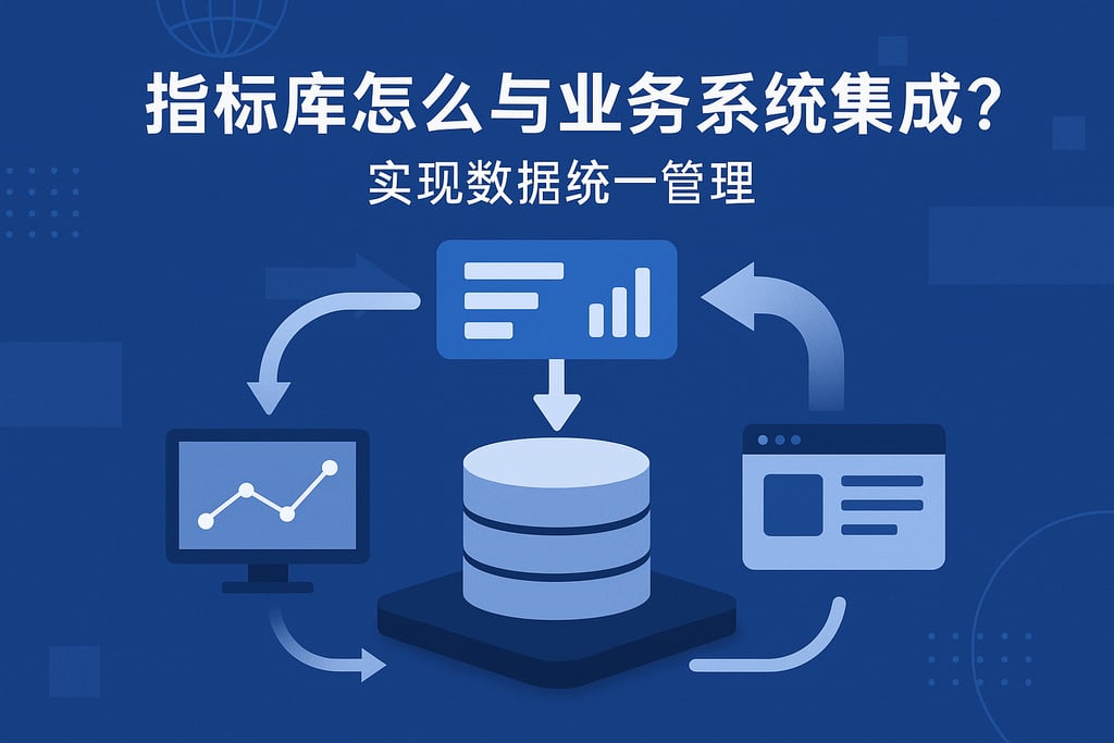 指标库怎么与业务系统集成？实现数据统一管理