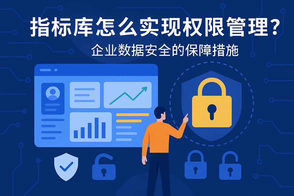 指标库怎么实现权限管理？企业数据安全的保障措施