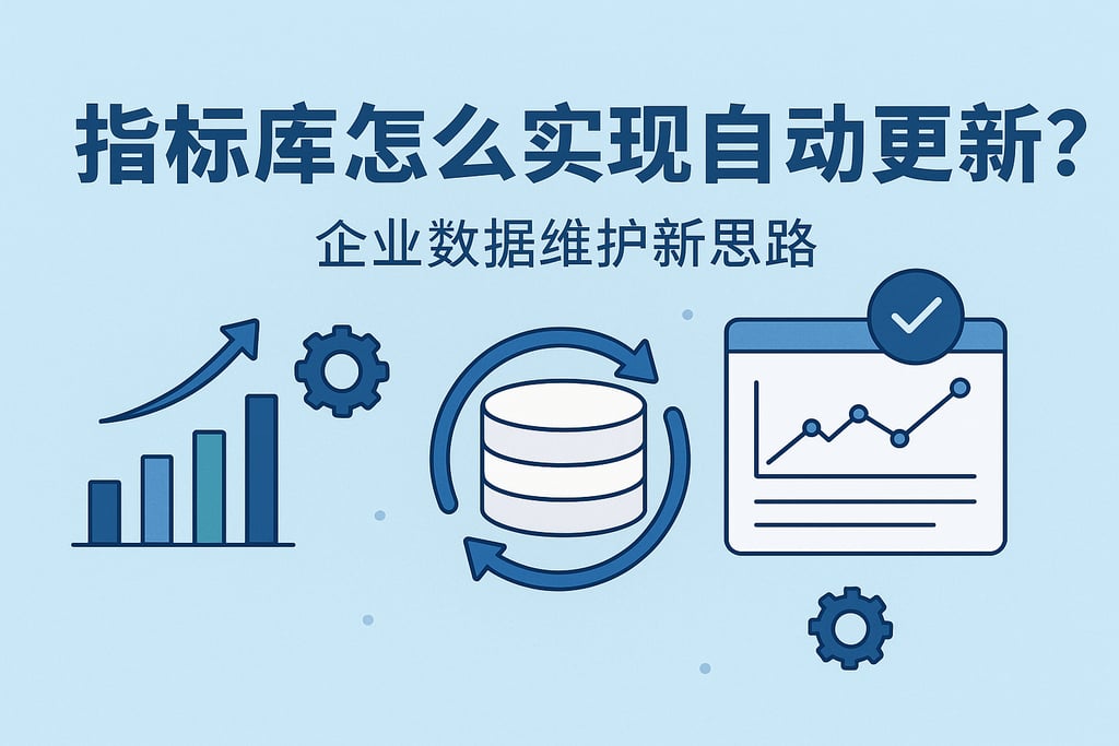指标库怎么实现自动更新？企业数据维护新思路