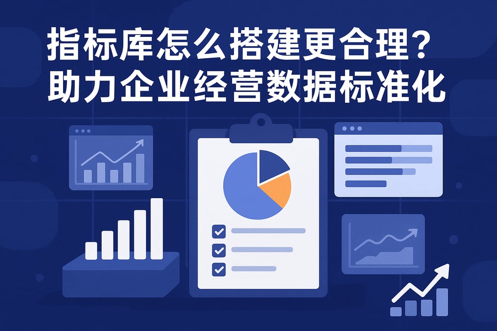 指标库怎么搭建更合理？助力企业经营数据标准化