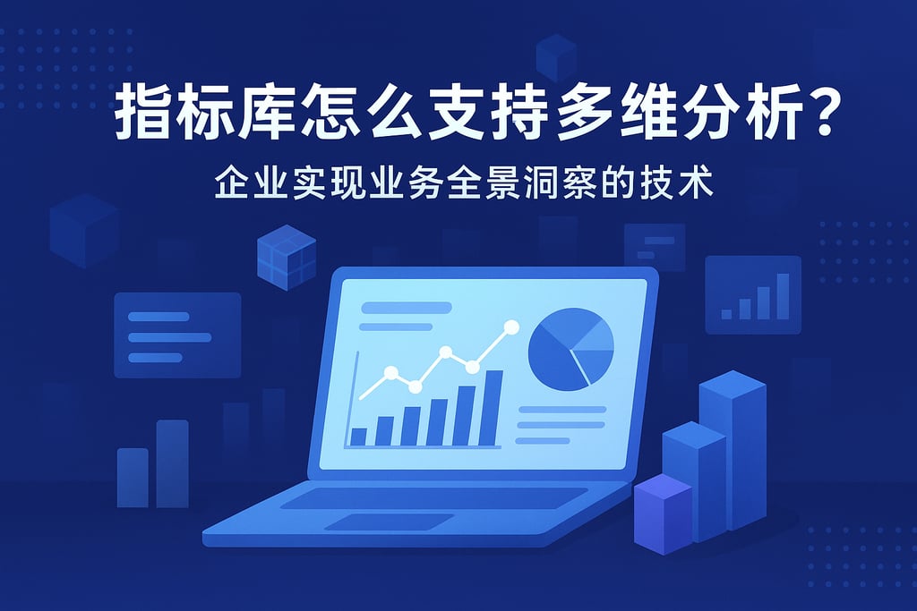 指标库怎么支持多维分析？企业实现业务全景洞察的技术