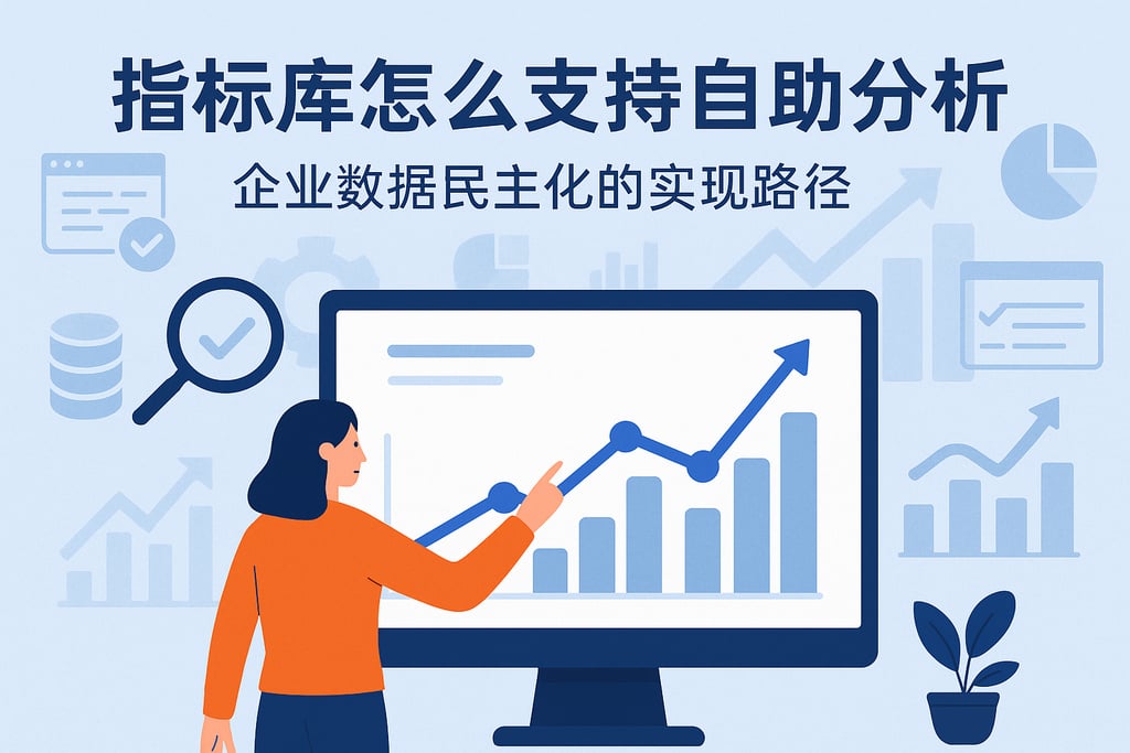 指标库怎么支持自助分析？企业数据民主化的实现路径