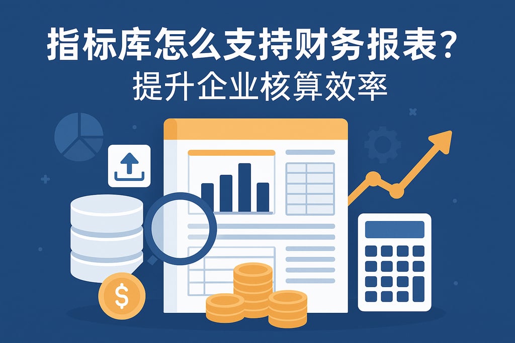 指标库怎么支持财务报表？提升企业核算效率