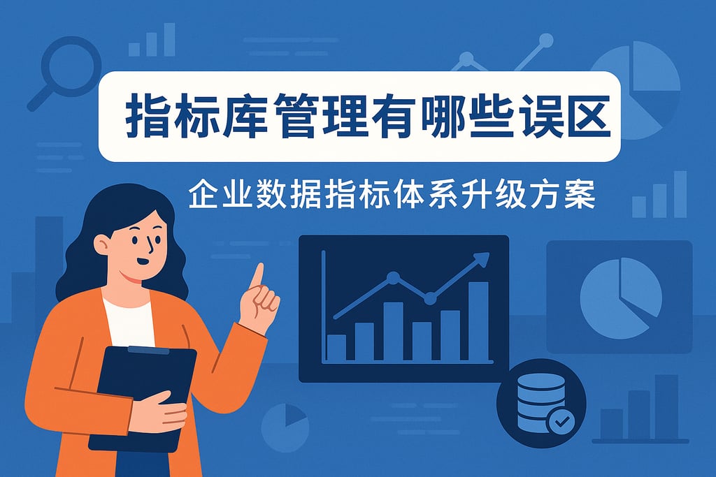 指标库管理有哪些误区？企业数据指标体系升级方案