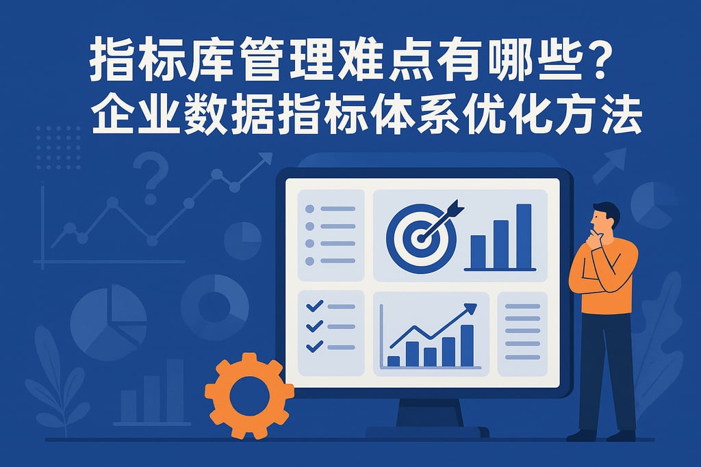 指标库管理难点有哪些？企业数据指标体系优化方法
