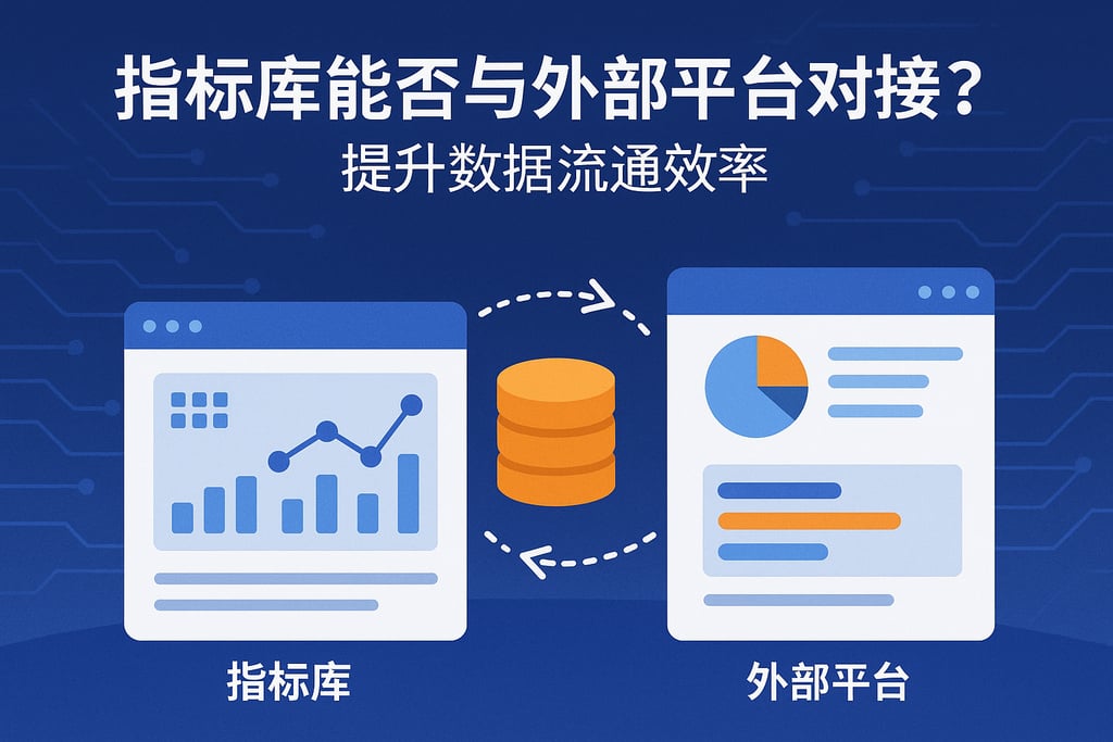 指标库能否与外部平台对接？提升数据流通效率