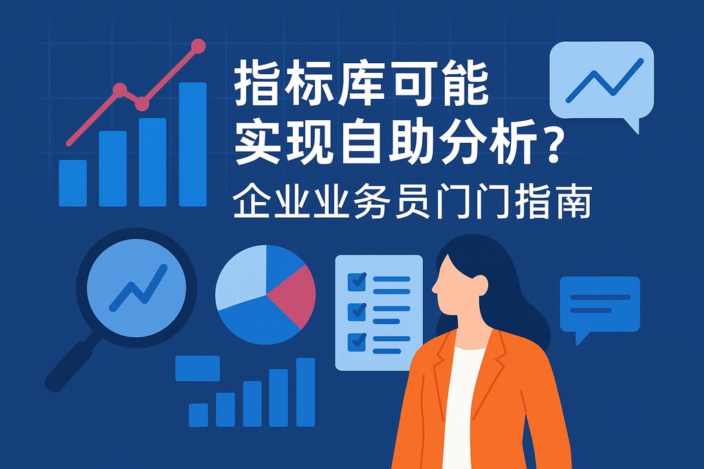 指标库能否实现自助分析？企业业务人员入门指南
