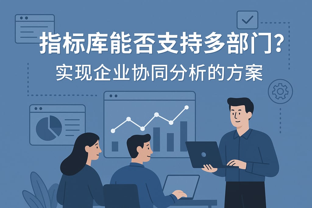 指标库能否支持多部门？实现企业协同分析的方案