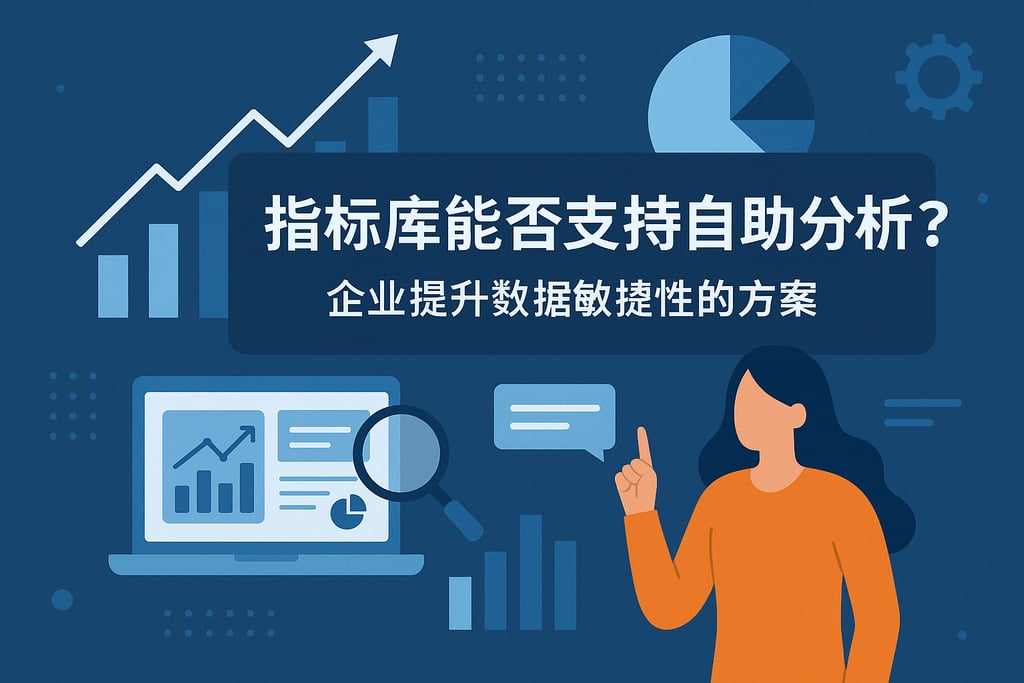 指标库能否支持自助分析？企业提升数据敏捷性的方案