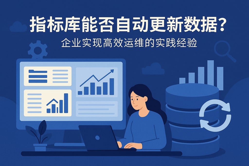 指标库能否自动更新数据？企业实现高效运维的实践经验