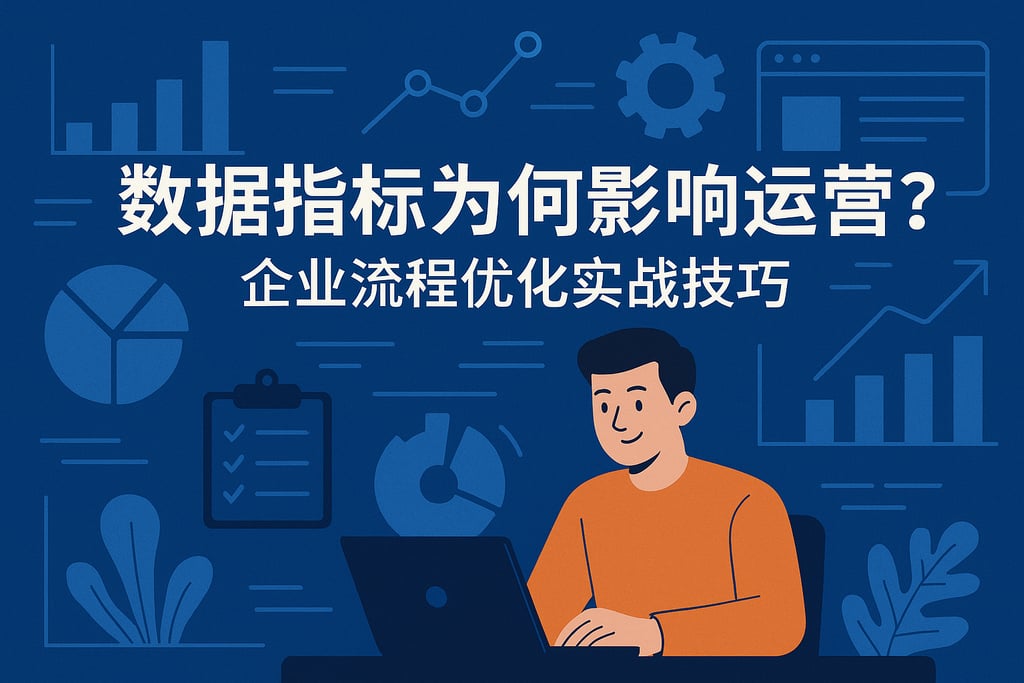 数据指标为何影响运营？企业流程优化实战技巧
