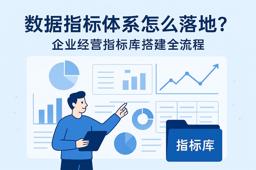 数据指标体系怎么落地？企业经营指标库搭建全流程