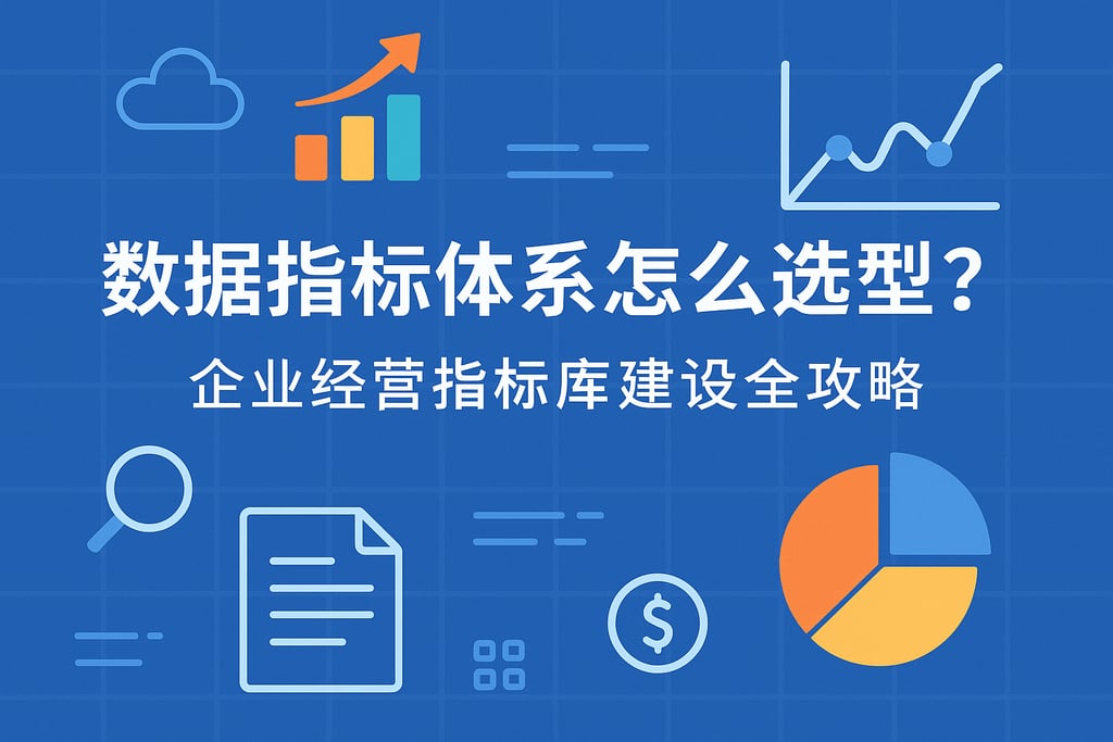 数据指标体系怎么选型？企业经营指标库建设全攻略