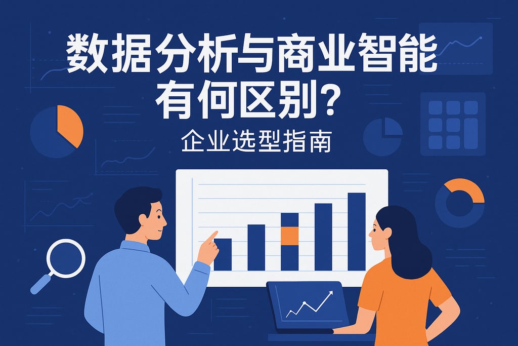 数据指标分析与商业智能有何区别？企业选型指南