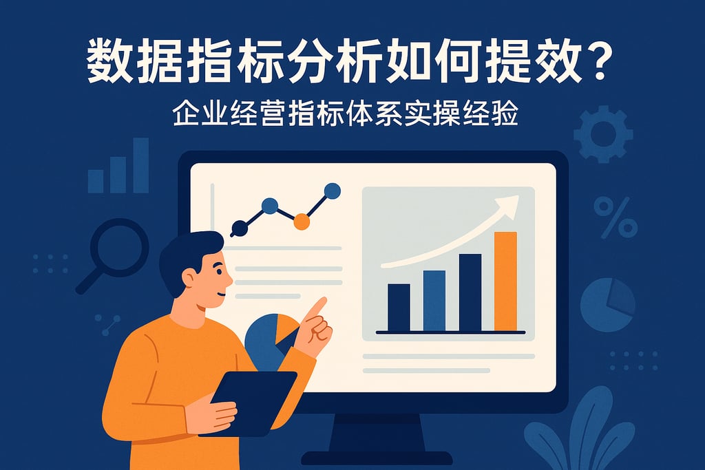 数据指标分析如何提效？企业经营指标体系实操经验