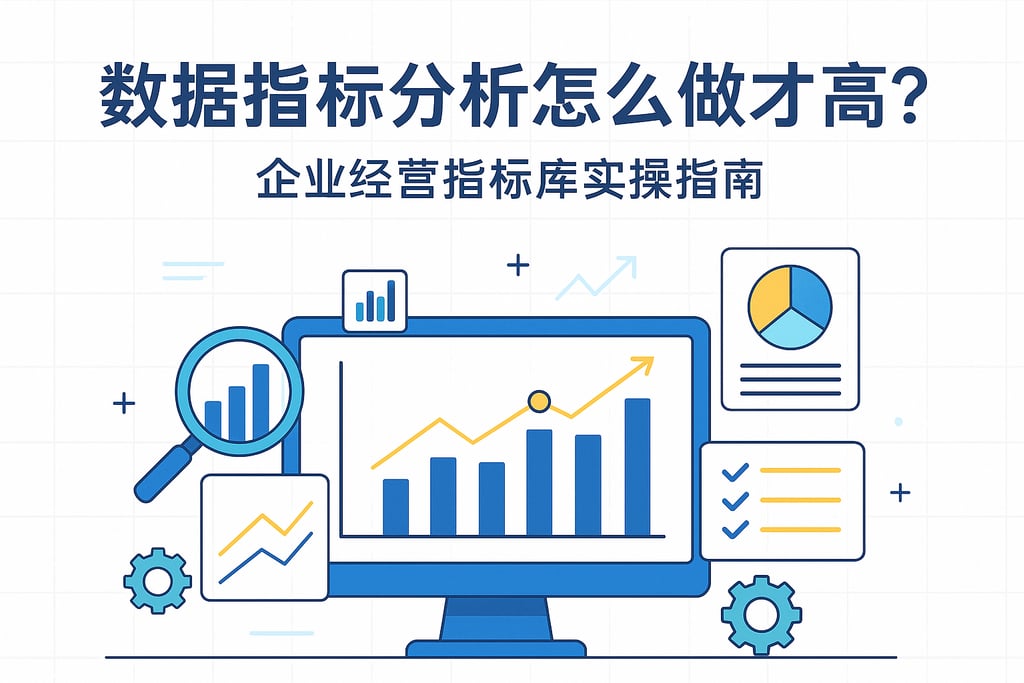 数据指标分析怎么做才高效？企业经营指标库实操指南