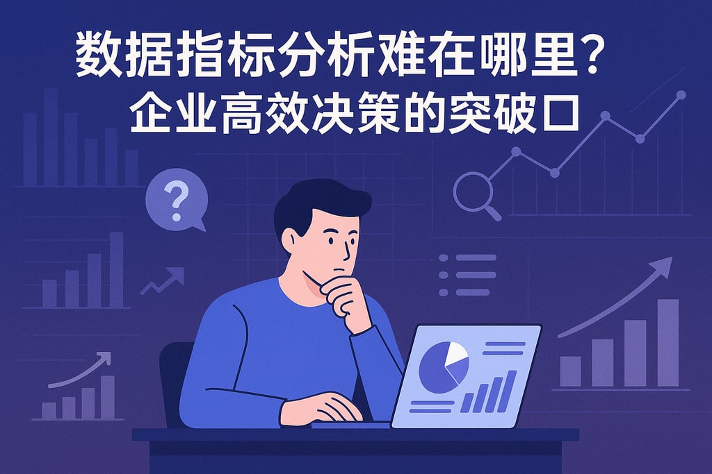 数据指标分析难在哪里？企业高效决策的突破口