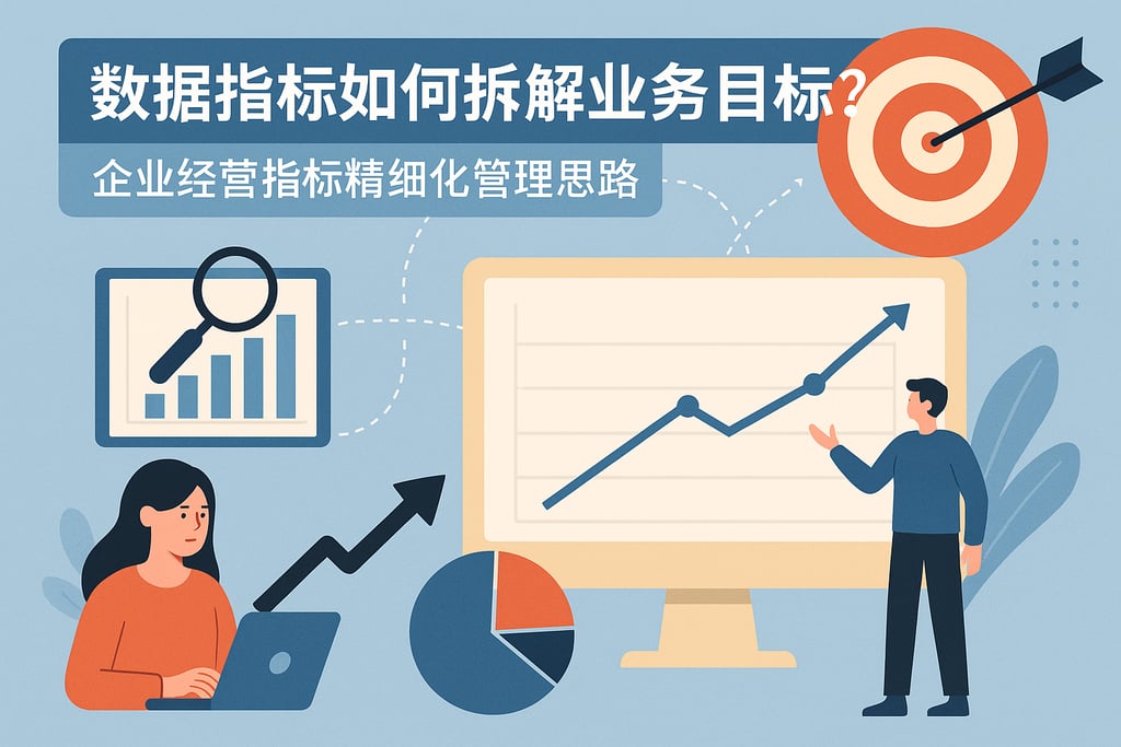 数据指标如何拆解业务目标？企业经营指标精细化管理思路