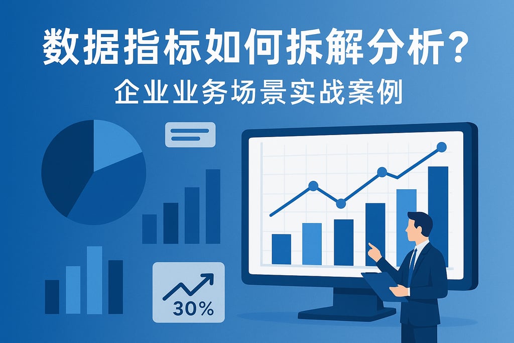 数据指标如何拆解分析？企业业务场景实战案例