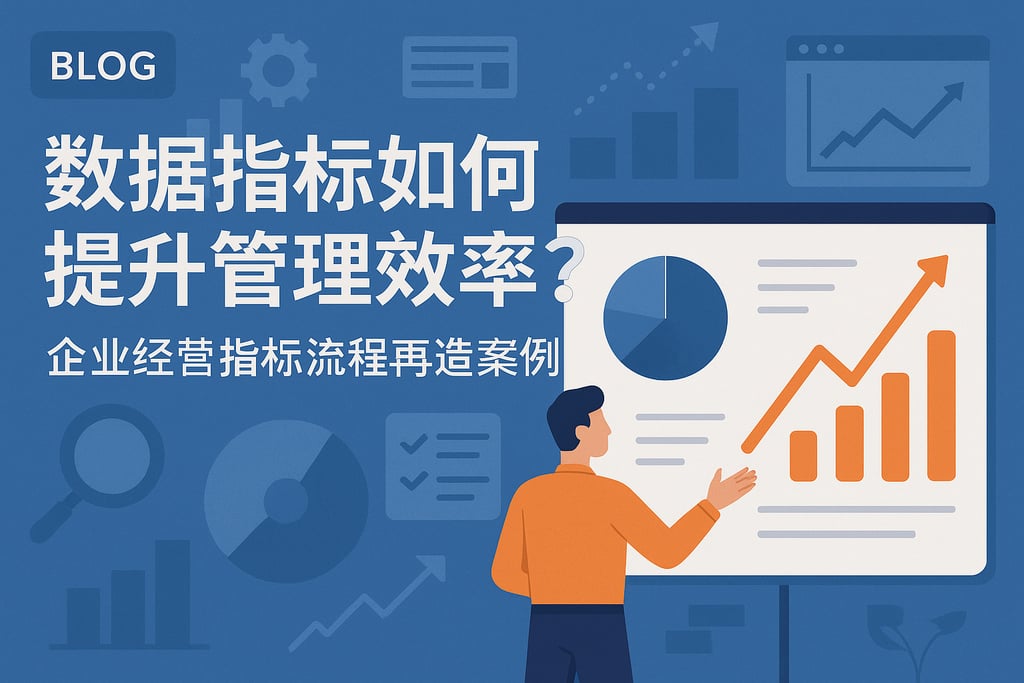 数据指标如何提升管理效率？企业经营指标流程再造案例