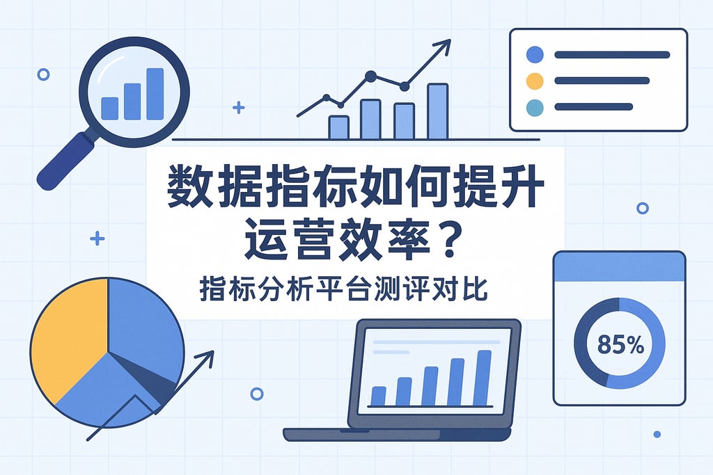 数据指标如何提升运营效率？指标分析平台测评对比