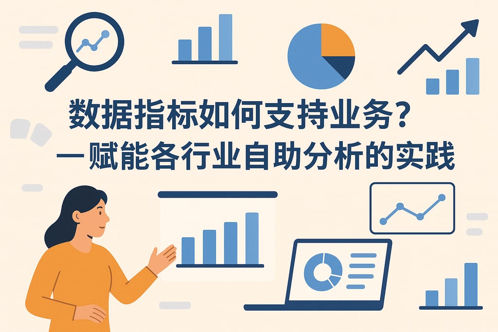 数据指标如何支持业务？赋能各行业自助分析的实践
