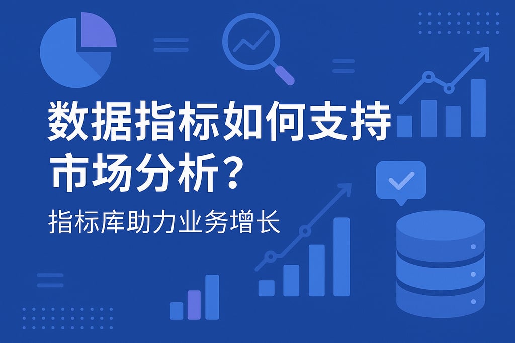 数据指标如何支持市场分析？指标库助力业务增长