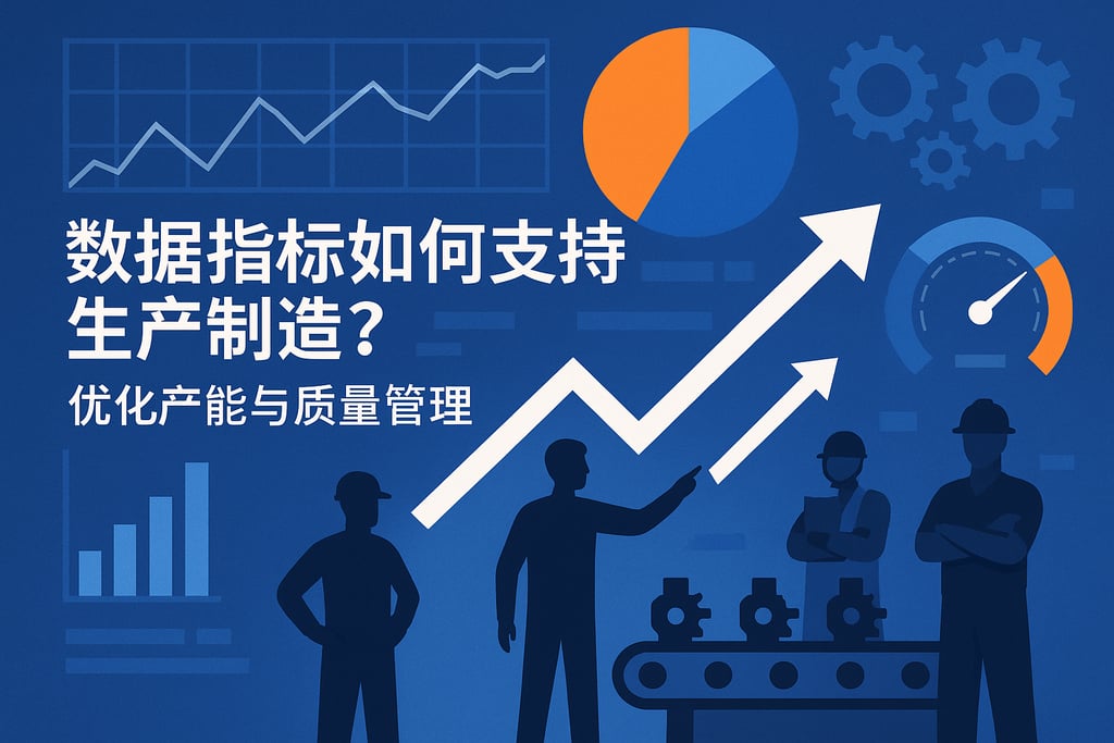 数据指标如何支持生产制造？优化产能与质量管理