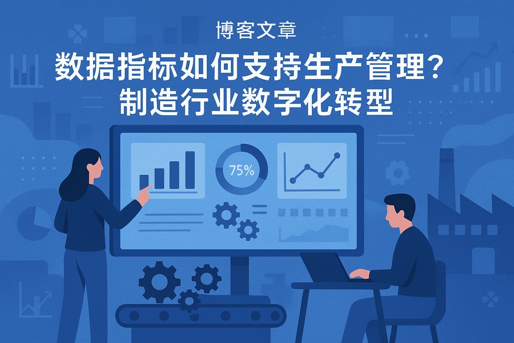 数据指标如何支持生产管理？制造行业数字化转型