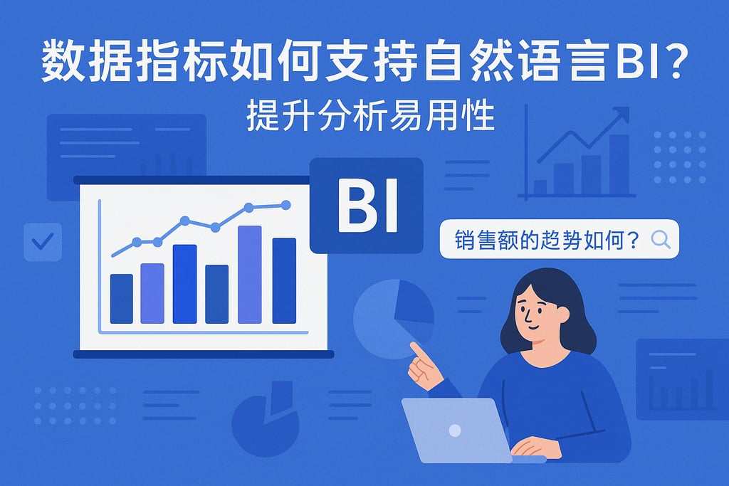 数据指标如何支持自然语言BI？提升分析易用性