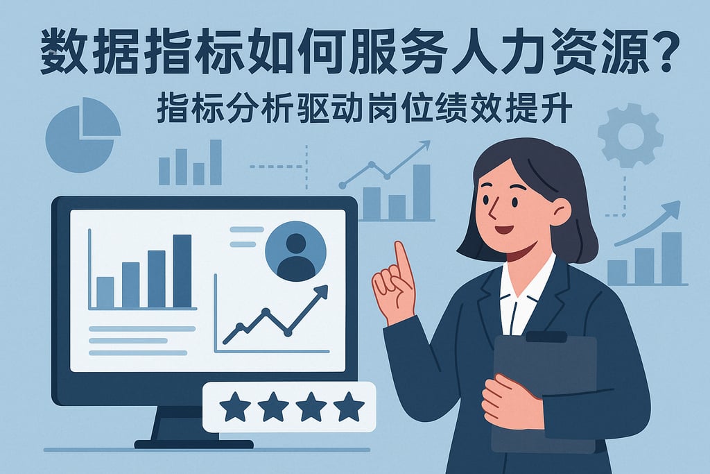 数据指标如何服务人力资源？指标分析驱动岗位绩效提升