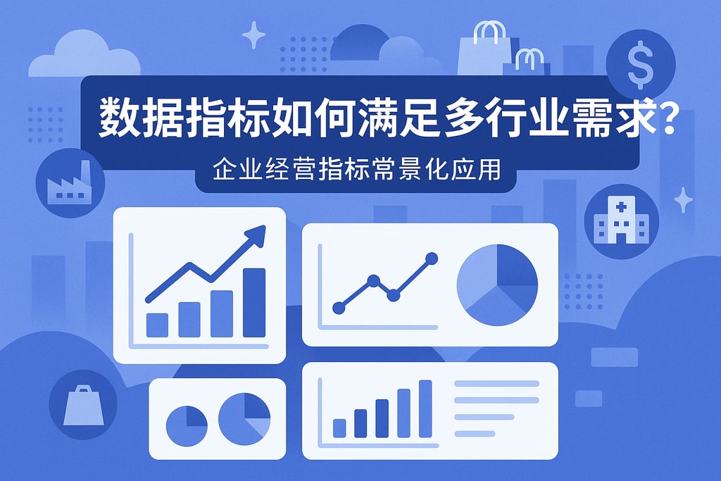 数据指标如何满足多行业需求？企业经营指标场景化应用
