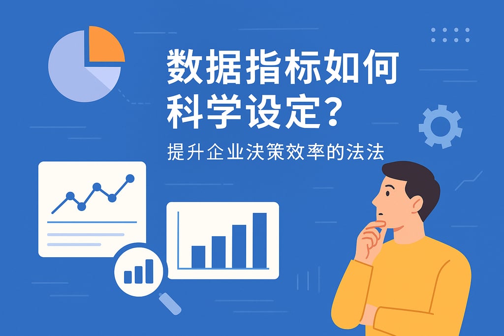 数据指标如何科学设定？提升企业决策效率的方法