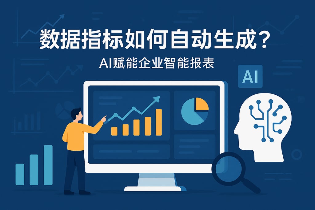 数据指标如何自动生成？AI赋能企业智能报表