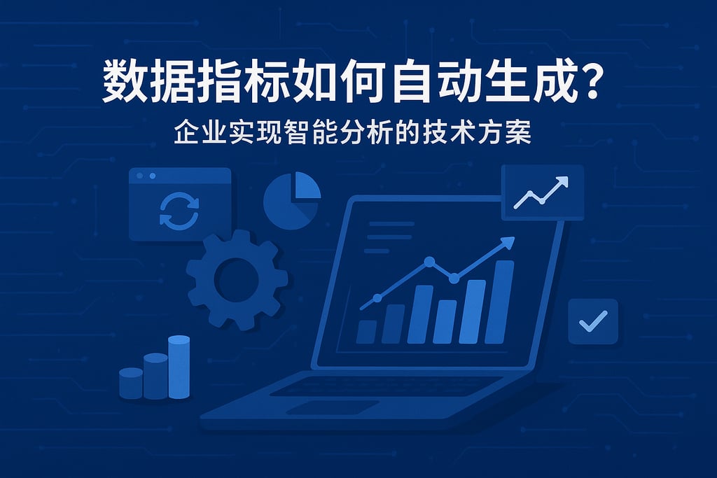数据指标如何自动生成？企业实现智能分析的技术方案