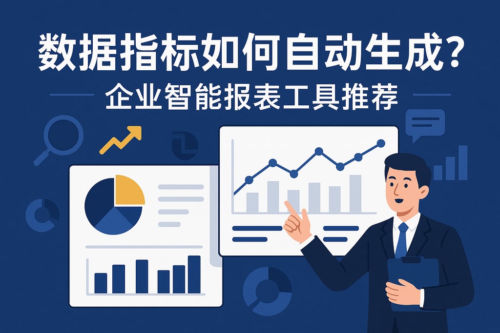 数据指标如何自动生成？企业智能报表工具推荐