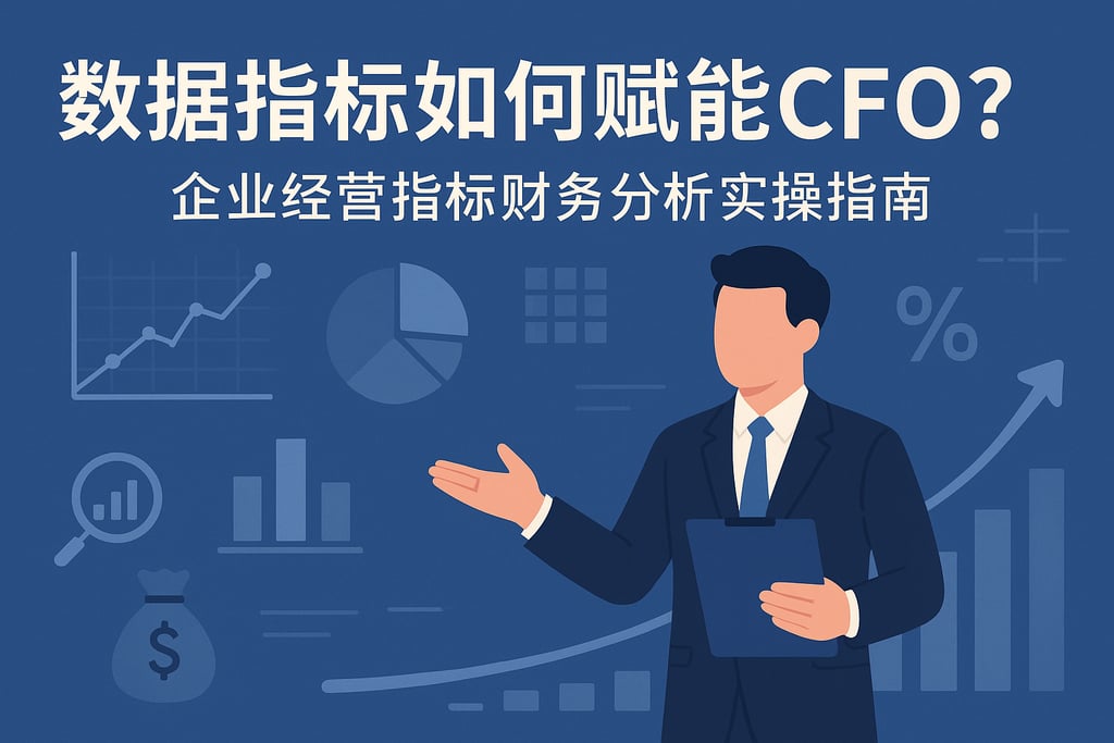数据指标如何赋能CFO？企业经营指标财务分析实操指南